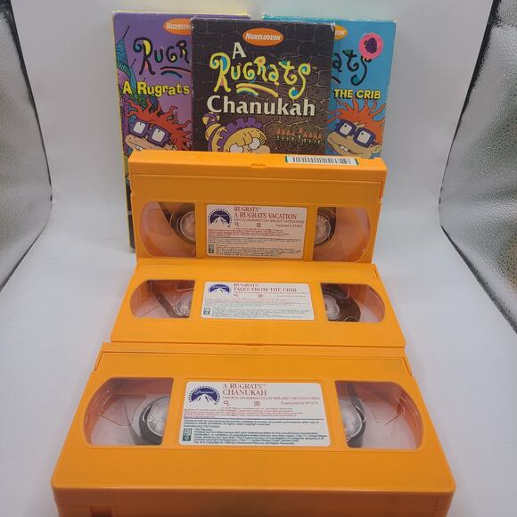 Rugrats Vintage VHS Tapes Lot 3 Nickelodeon Rodriguez vacation - Picture 3 of 3